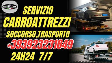 SERVIZIO Carroattrezzi soccorso stradale trasporto