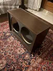 Cassa cabinet 2x12 Bass Reflex DIY