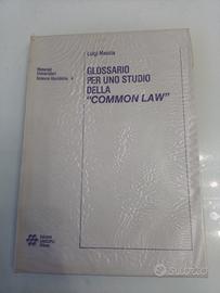 Glossario per uno studio della common law Moccia