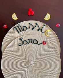 Tovagliette colazione personalizzate