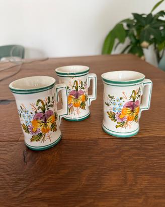 Set 3 Bicchierinio  in Ceramica – Capuani Este
