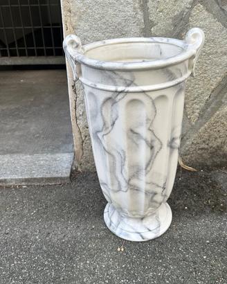 Vaso ornamentale ceramica marmorizzata