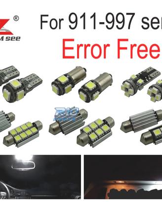 KIT 20 LAMPADE LED INTERNE PER PORSCHE 911 997 CAR