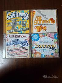 4 CD SANREMO VARI ANNI