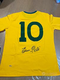 Maglia Brasile 1970 autografata da Pelé