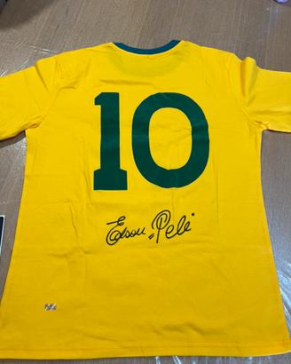 Maglia Brasile 1970 autografata da Pelé