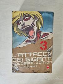Manga L'attacco dei giganti Colossal Edition 3