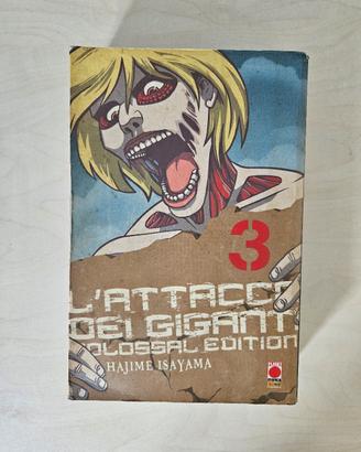 Manga L'attacco dei giganti Colossal Edition 3