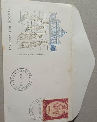 Busta primo giorno FDC vaticano 1969