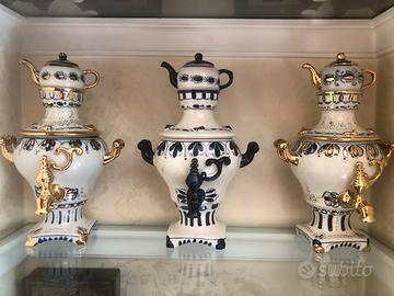 Samovar di porcellana russo