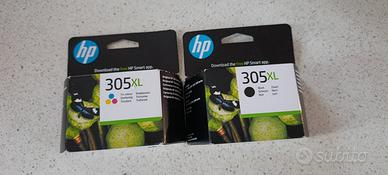 cartucce HP 305 XL nero e colori 