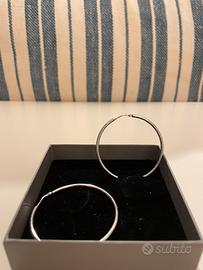Orecchini argento 925 a cerchio