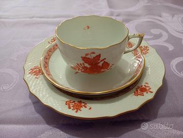 HEREND Tazza thè con piatto dolce