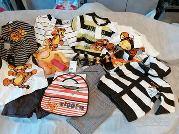 set abbigliamento Tigro baby H&M 6-9 mesi