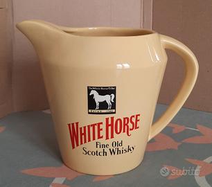 Brocca in ceramica whisky White Horse 