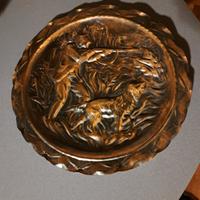 piatto di rame da parete