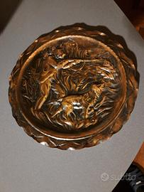 piatto di rame da parete