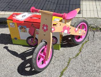 Bicicletta senza pedali in legno "Bino" Come nuova