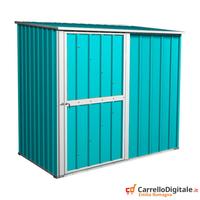 Box casetta giardino Acciaio 174x100 azzurro