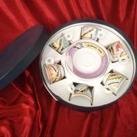 servizio da caffè nuovo per sei in porcellana 