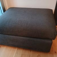 Pouf poggiapiedi grande 80x60 (grigio antracite)