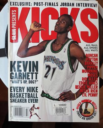 SLAM Magazine Kevin Garnett Timberwolve Kicks RARO