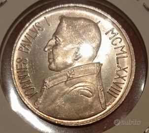 1000 lire 500 lire argento papa Giovanni paolo 1 °