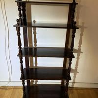 Etagere legno di noce 