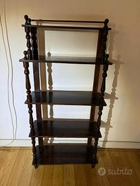 Etagere legno di noce 