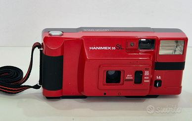 Hanimex 35sl Motor Drive Rossa con flash