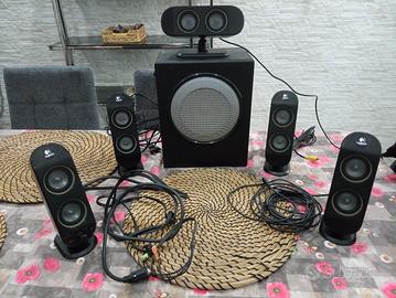 Sistema audio 5.1:  home theater Logitech 