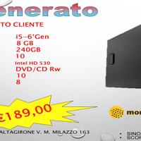 RIGENERATO PC DESKTOP i5 6generazione