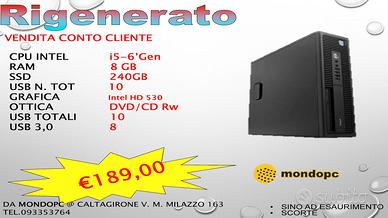 RIGENERATO PC DESKTOP i5 6generazione