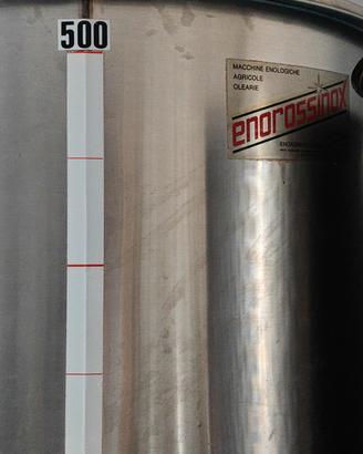 Serbatoio inox Enorossinox 500 litri per olio