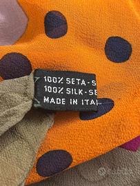 Maxi foulard Vintage Gianni Versace seta pura