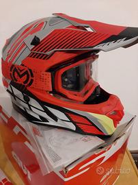 Casco Cross/Enduro GIVI, Taglia L, con maschera.