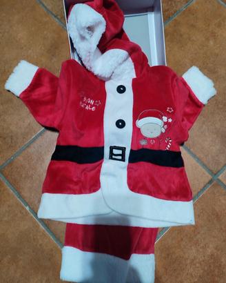 vestito Babbo Natale 6/9 mesi 
