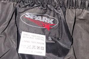 Pantaloni antipioggia per moto Spark Taglia S
