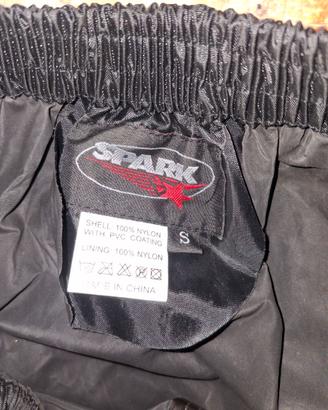 Pantaloni antipioggia per moto Spark Taglia S