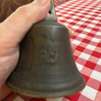 Rara campanella d’epoca in bronzo