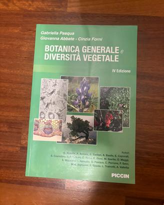 Botanica Generale e diversità vegetale