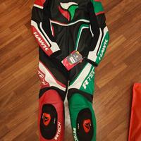 tuta moto pelle