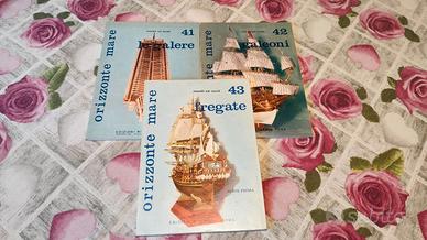 4 VOLUMI ORIZZONTE MARE-GALERE + GALEONI + FREGATE