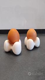 🥚Set coppia portauovo design vintage scandinavo