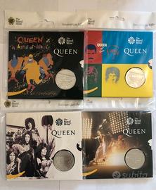 Queen monete commemorative serie completa
