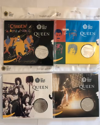 Queen monete commemorative serie completa