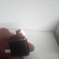 Accendino vintage pelle a benzina