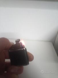 Accendino vintage pelle a benzina