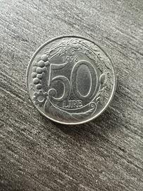 50 lire Italia Testa Turrita