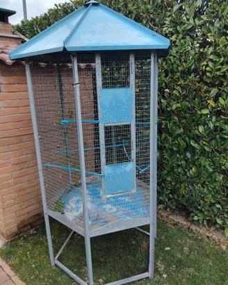 voliera  per uccelli 